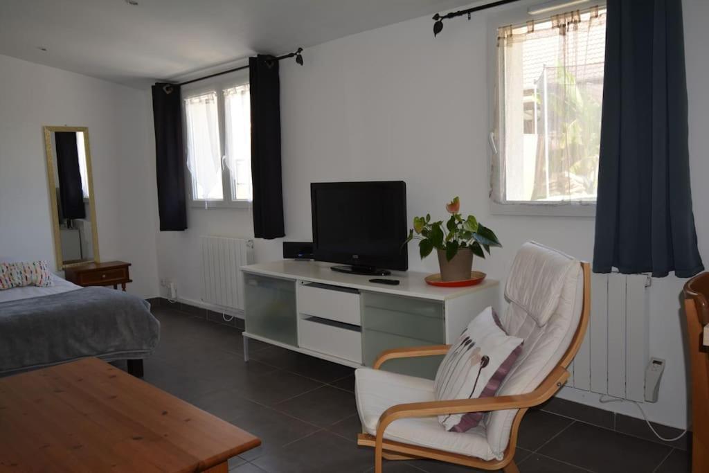 Grand Studio Independant Avec Jardin Goussainville  Dış mekan fotoğraf